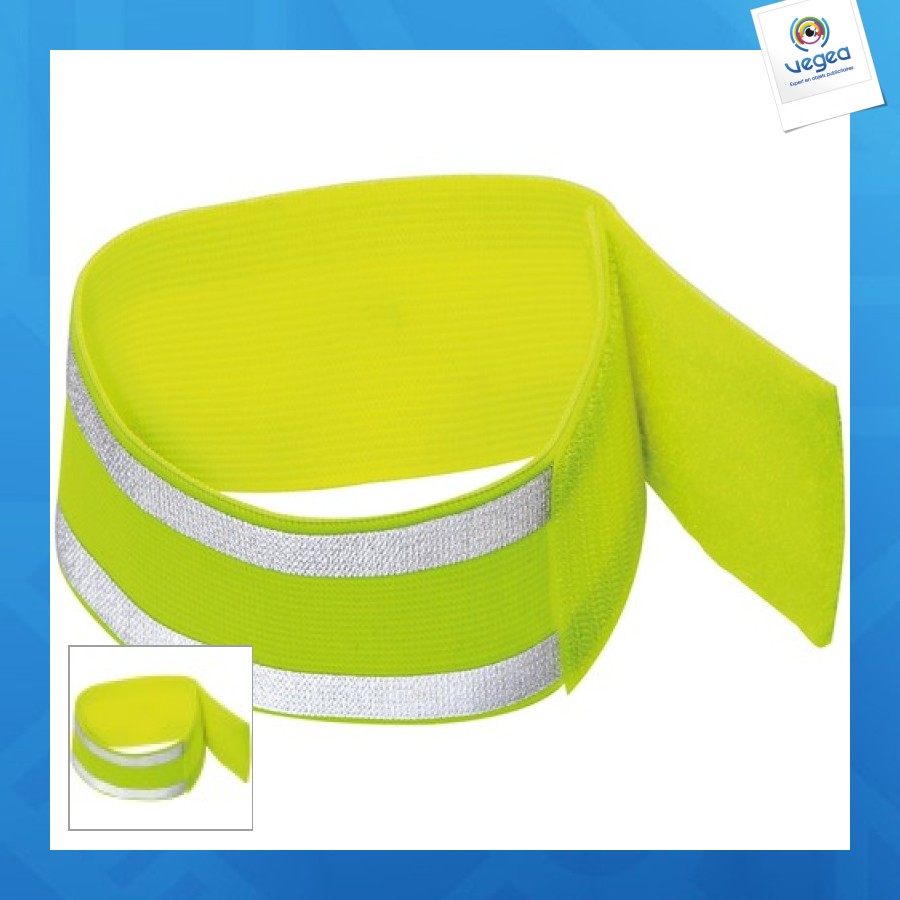 Bracelet personalizable élastique réfléchissant