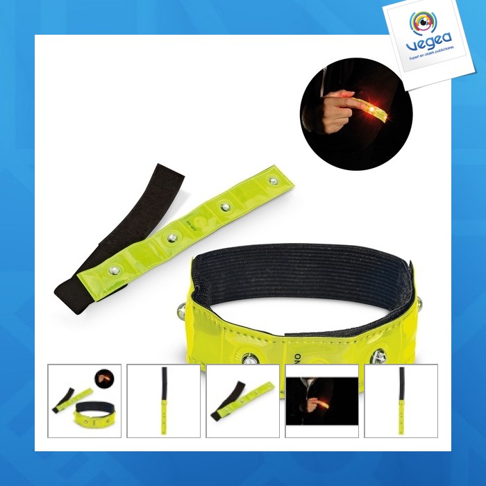 Bracelet personalizable reflecteur