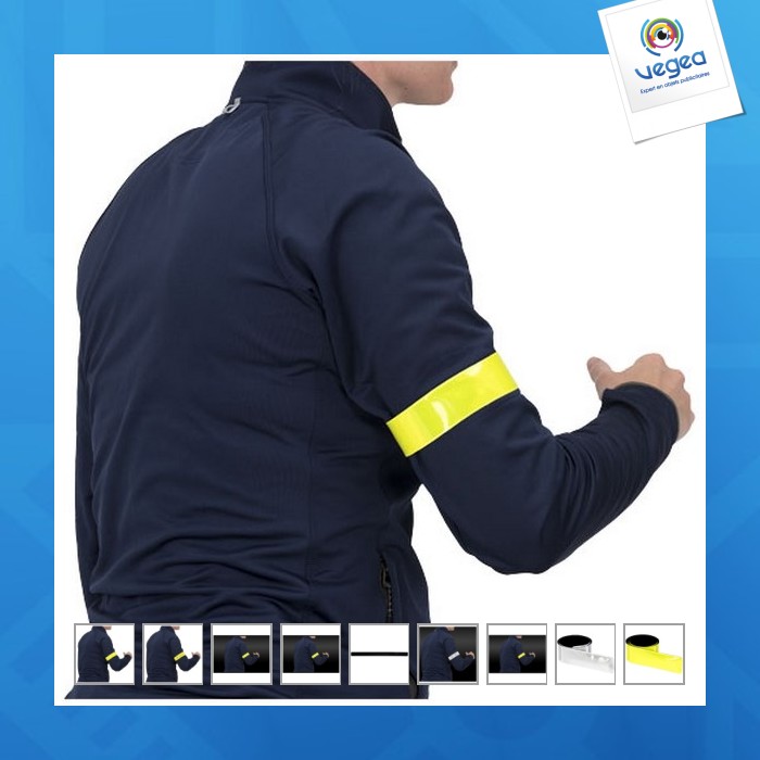 Brazalete reflectante de seguridad mats 38 cm