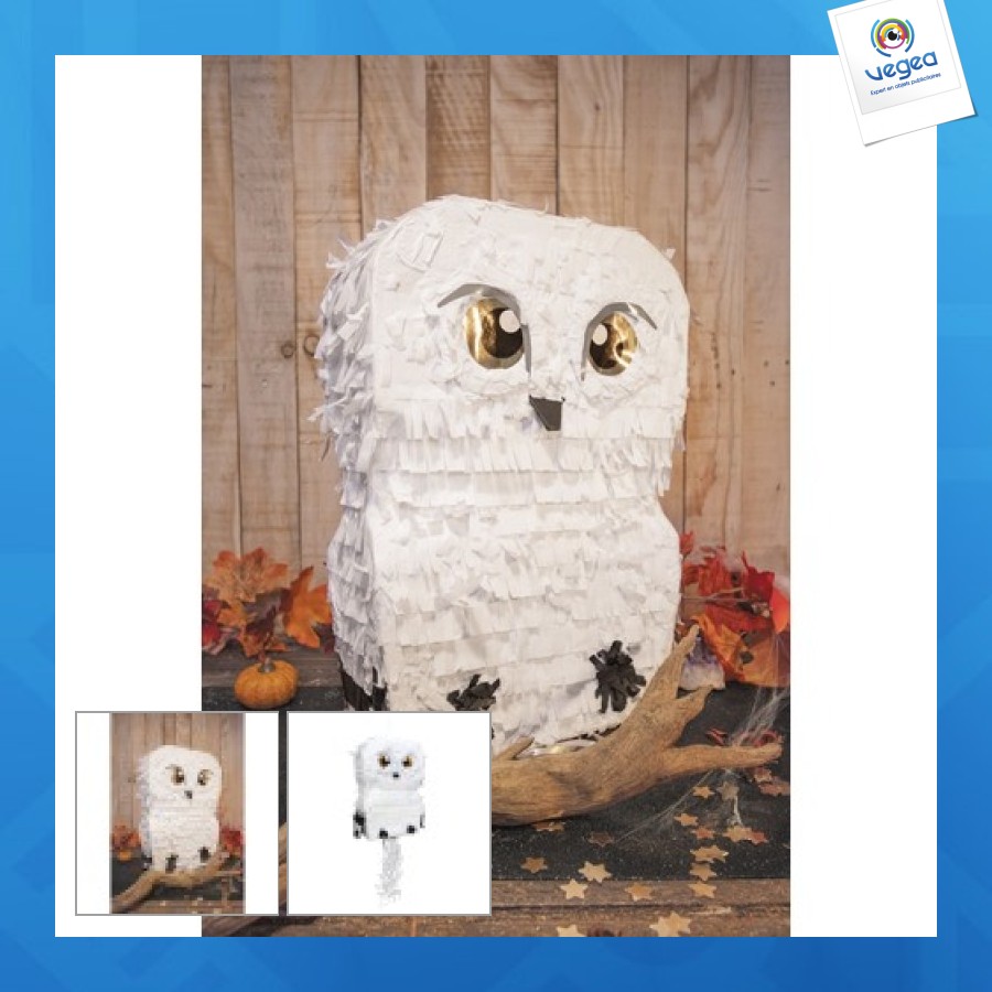 Búho blanco piñata aprendiz de brujo