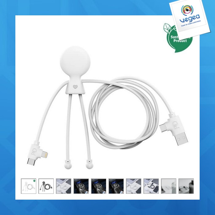 Cable de carga personalizable rápida de 1 m