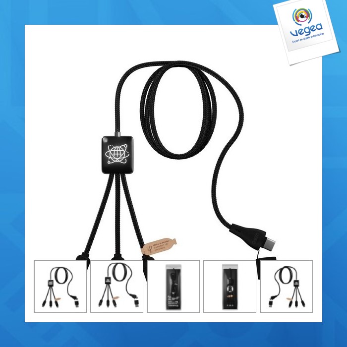 Cable de datos largo 5 en 1 garantía de 3 años