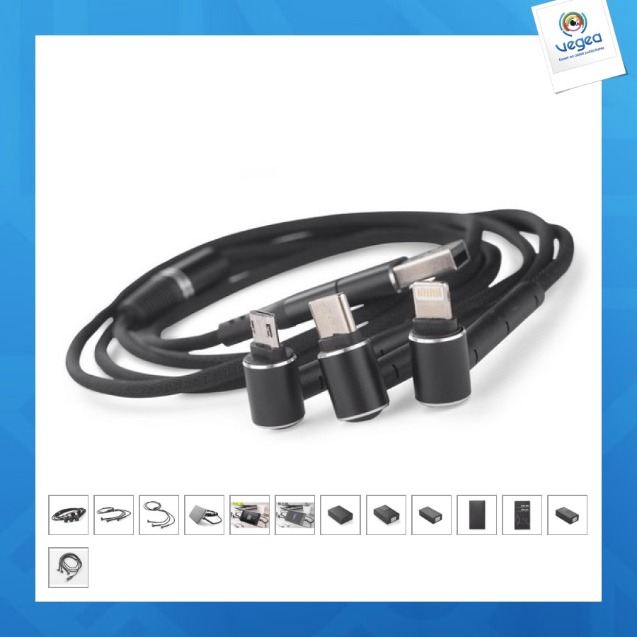 Cable personalizable usb rico 6 en 1
