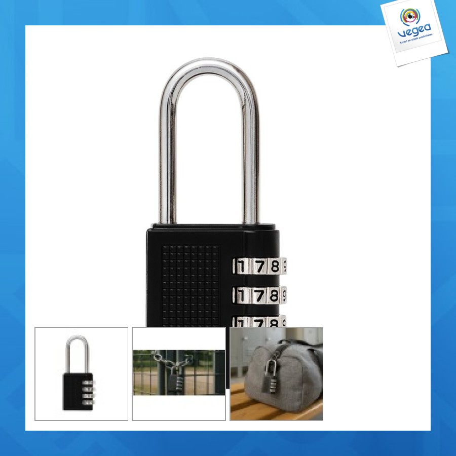 Cadenas à code de promoción 4 chiffres – sécurité pour casier