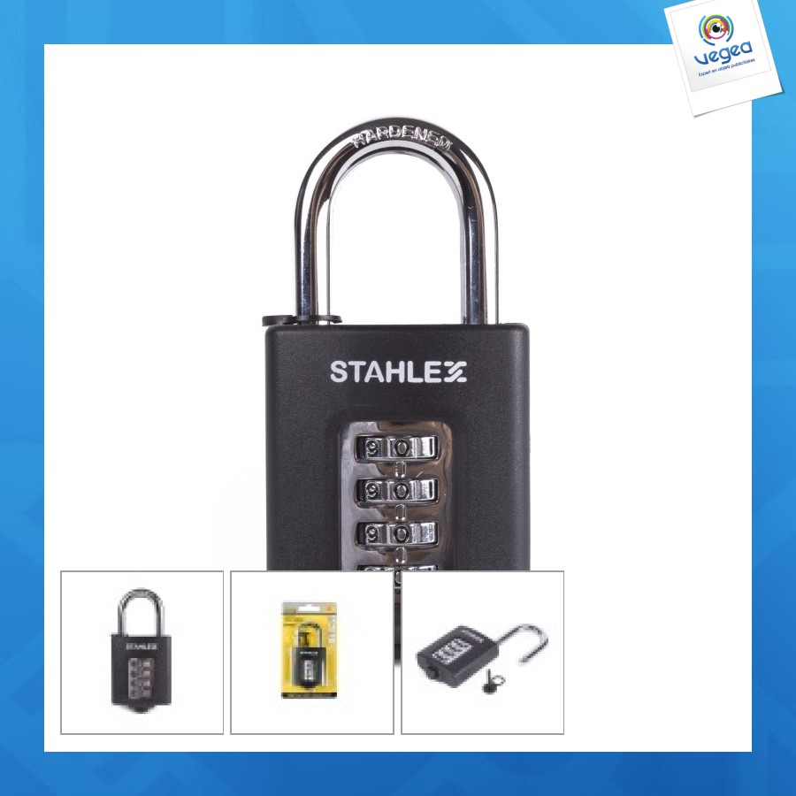 Cadenas à combinaison de promoción 50mm à réinitialisation rapide