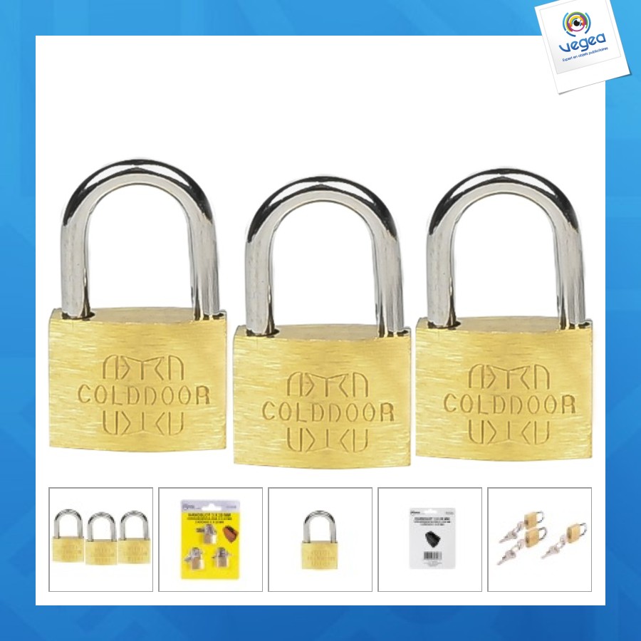 Cadenas de promoción 20mm 3 pièces