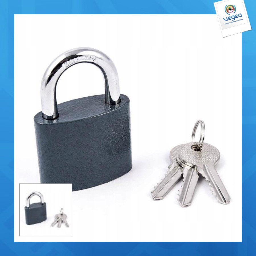 Cadenas de promoción en fer verni blos 50mm clés