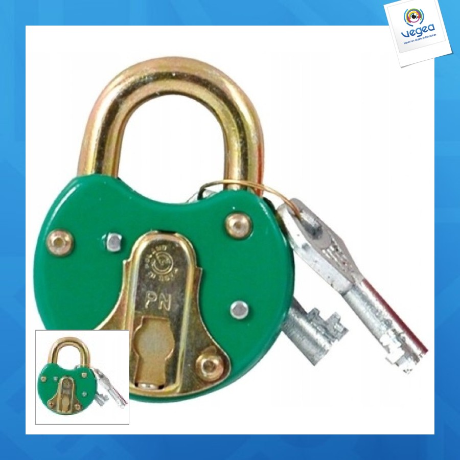 Cadenas de promoción mars-xl 60mm avec clé en fonte