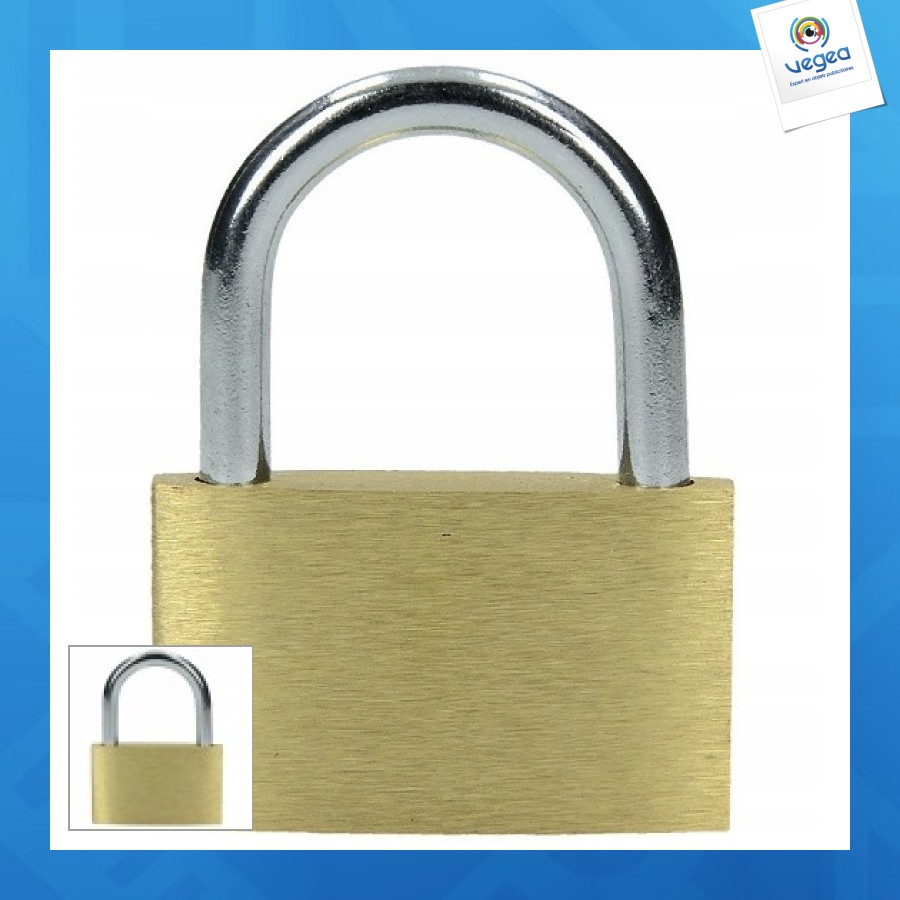 Cadenas personalizable en laiton cadenas lob de 60mm