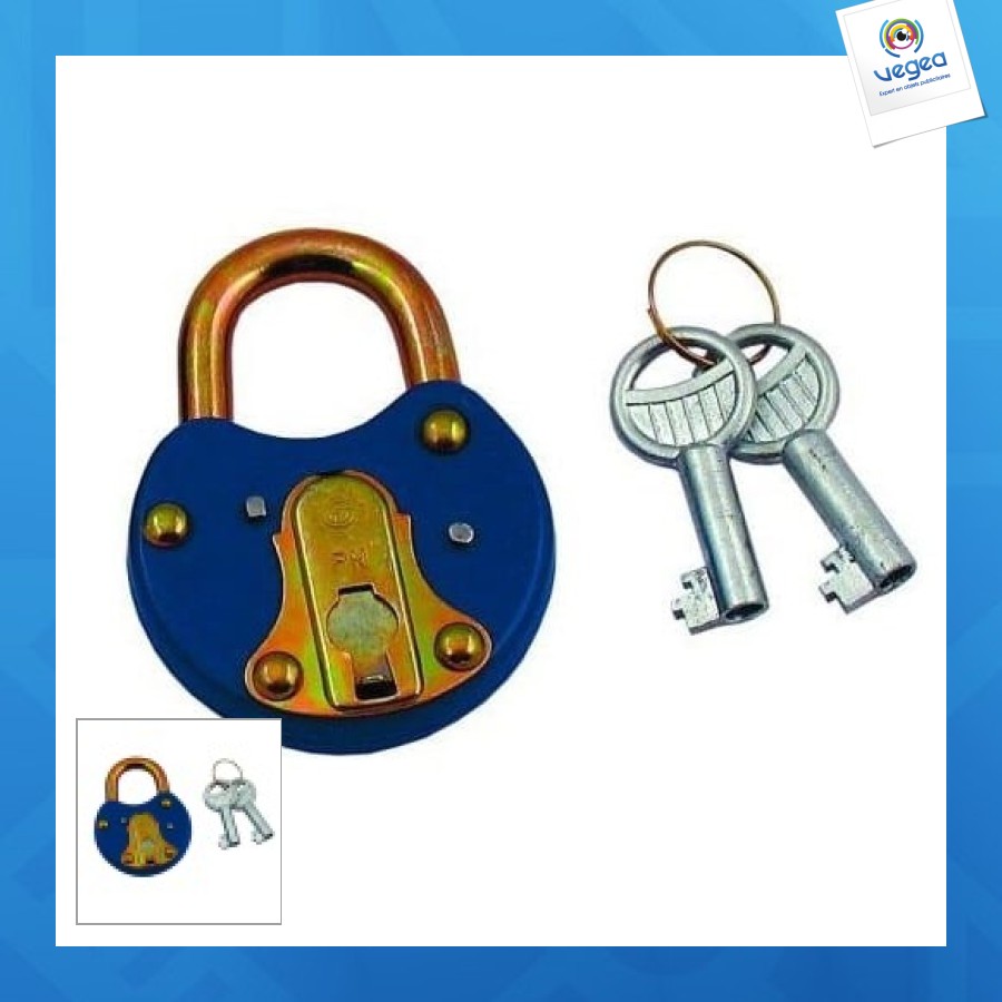 Cadenas personalizable mars-xl 40mm avec clé en fonte