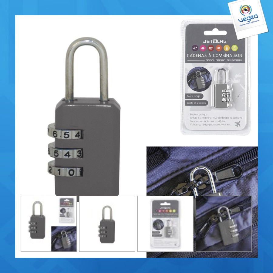 Cadenas personalizable métal, 2-fois assorti