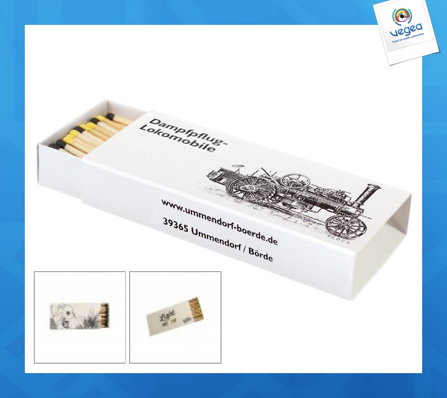 Caja de 35 cerillas largas