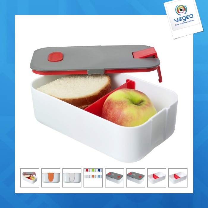 Caja de almuerzo compartimentada