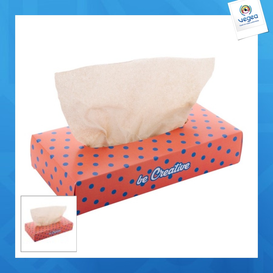 Caja de pañuelos impresa