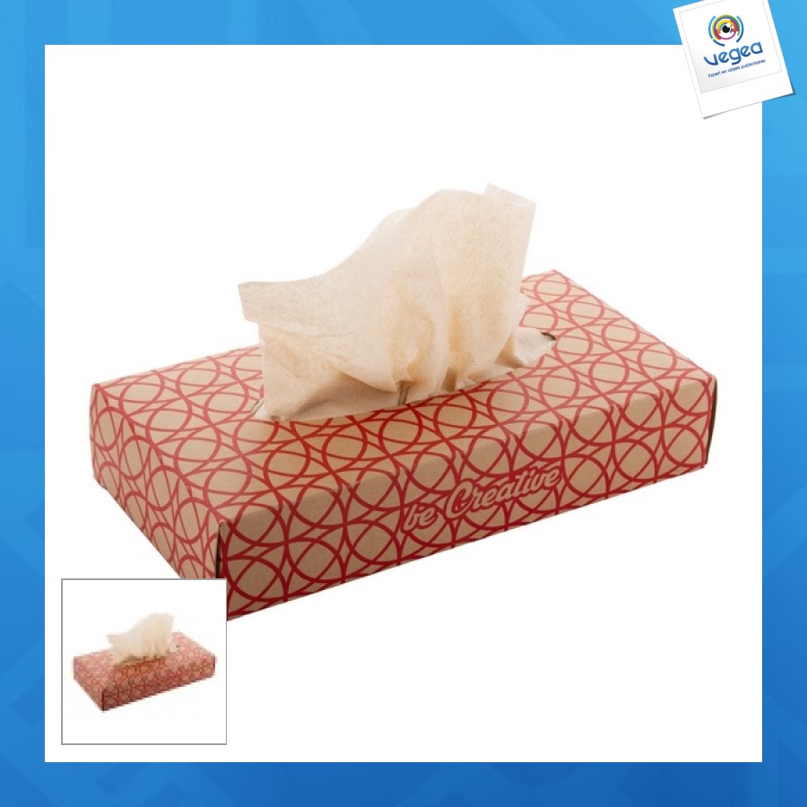 Caja de pañuelos personalizable personalizada creasneeze eco