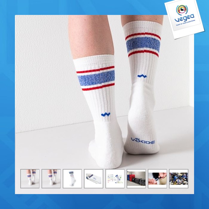 Calcetines personalizables de vodde reciclado a medida