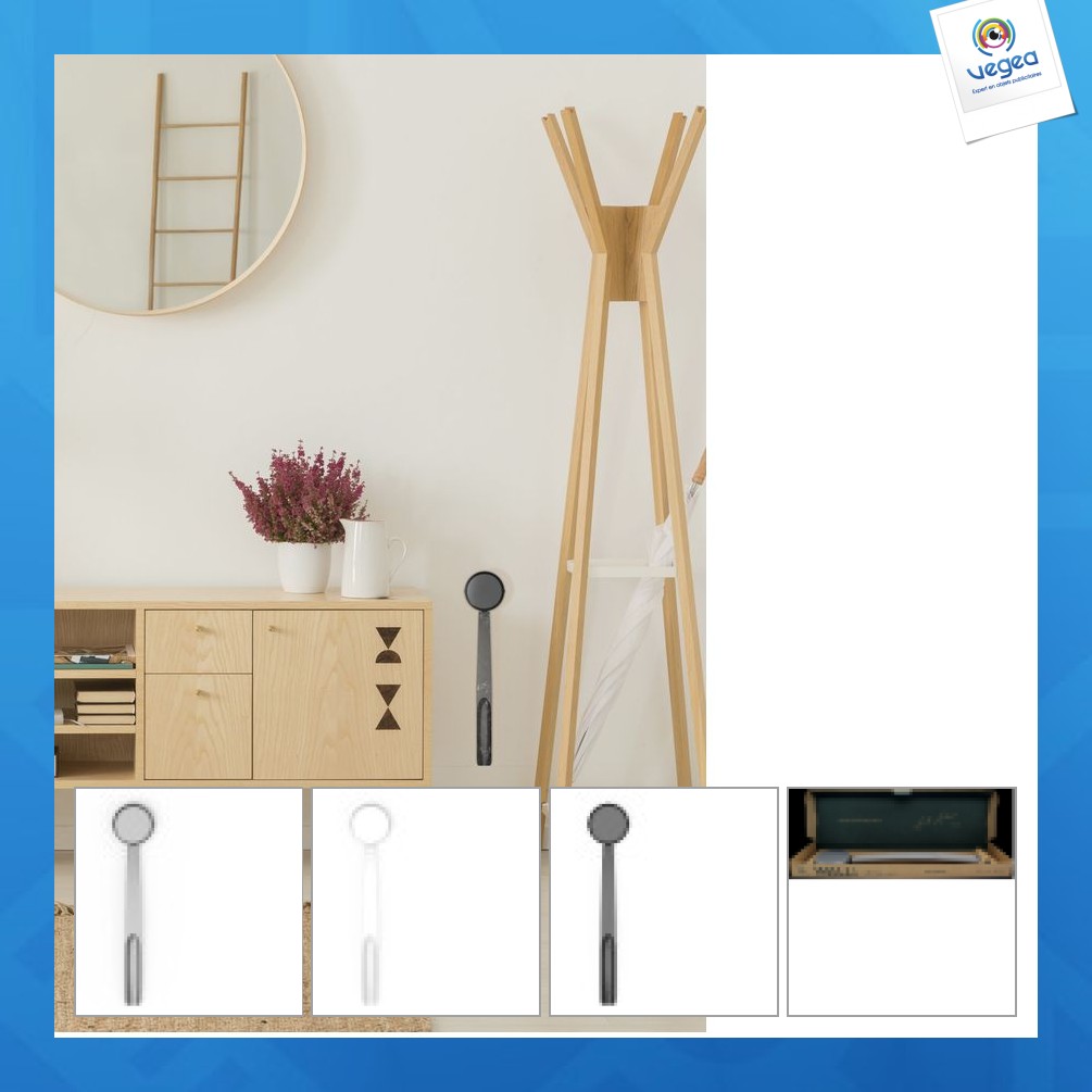Calzador personalizable de pared