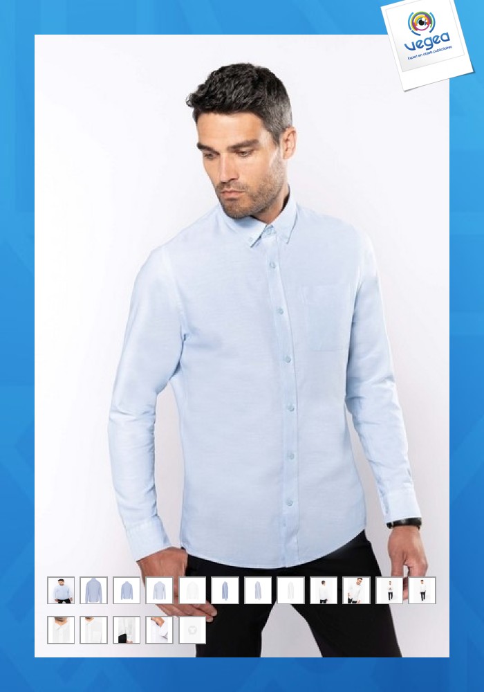 Camisa de oxford lavada