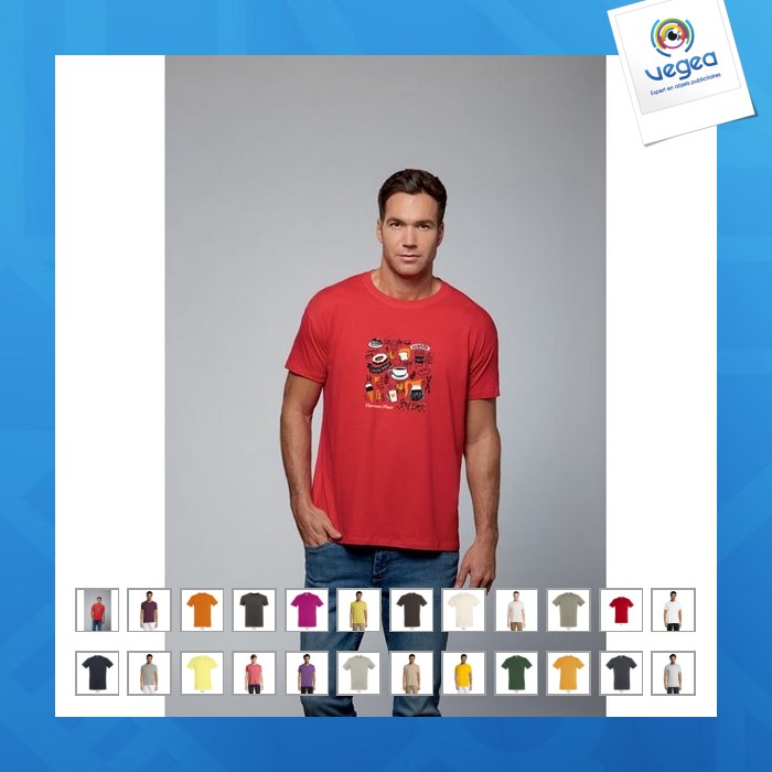 Camiseta 100% algodón - 150 g/m².
