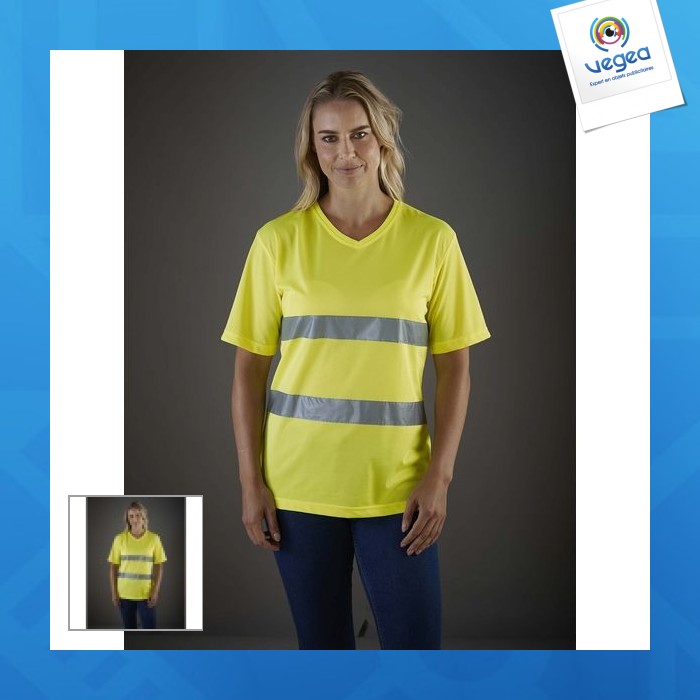 Camiseta de alta visibilidad top cool - yoko