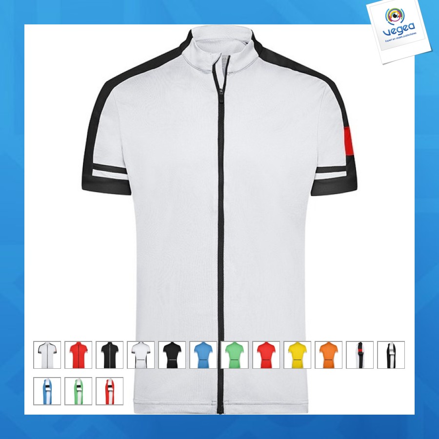 Maillot cycliste publicitaire homme - james nicholson