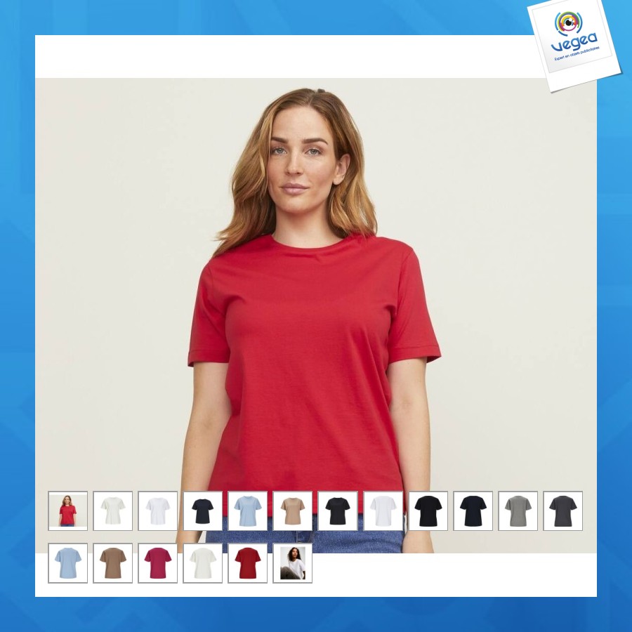 Camiseta de mujer de algodón orgánico