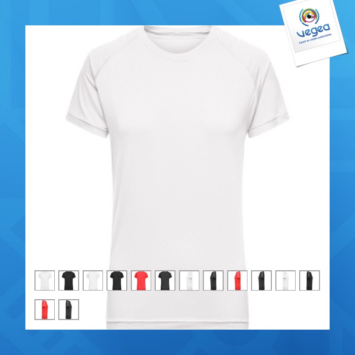 Camiseta de mujer para correr rpet - daiber