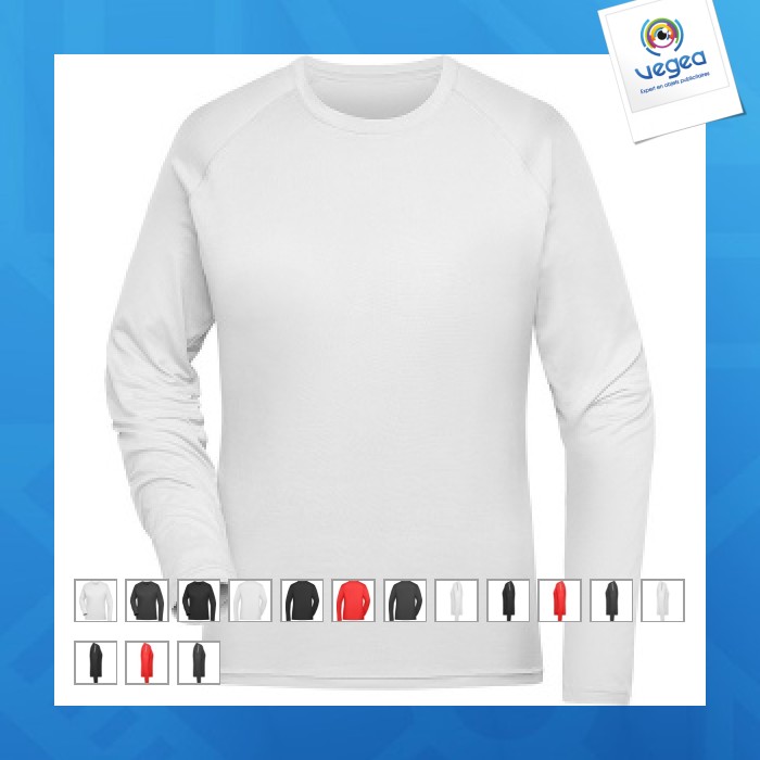 Camiseta de mujer para correr rpet - daiber