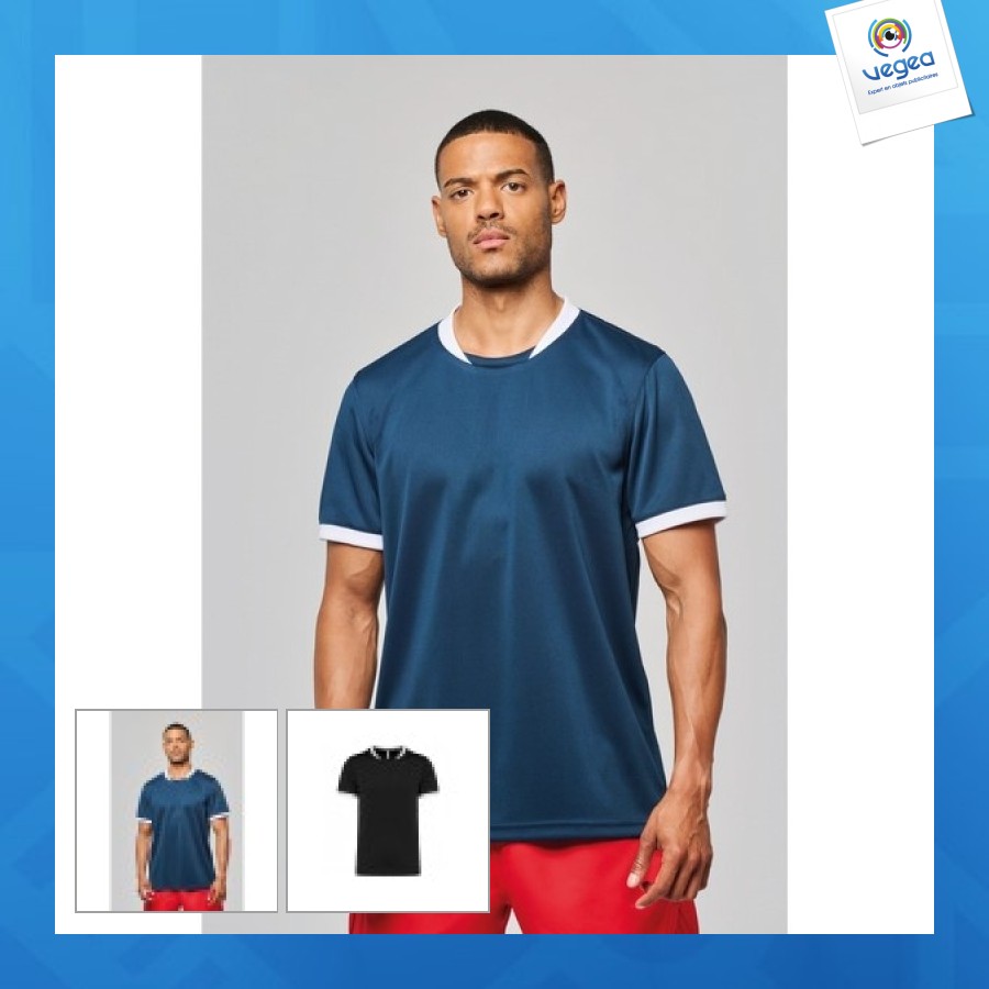 Camiseta de rugby de promoción unisex de manga corta