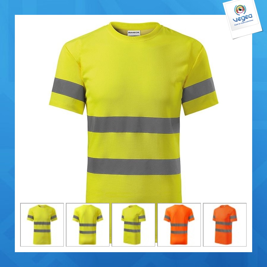 Camiseta de trabajo unisex de alta visibilidad Camiseta de trabajo unisex de alta visibilidad