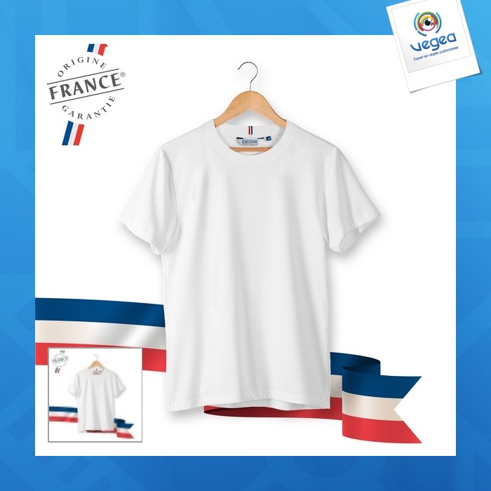 Camiseta ecológica 240g made in france