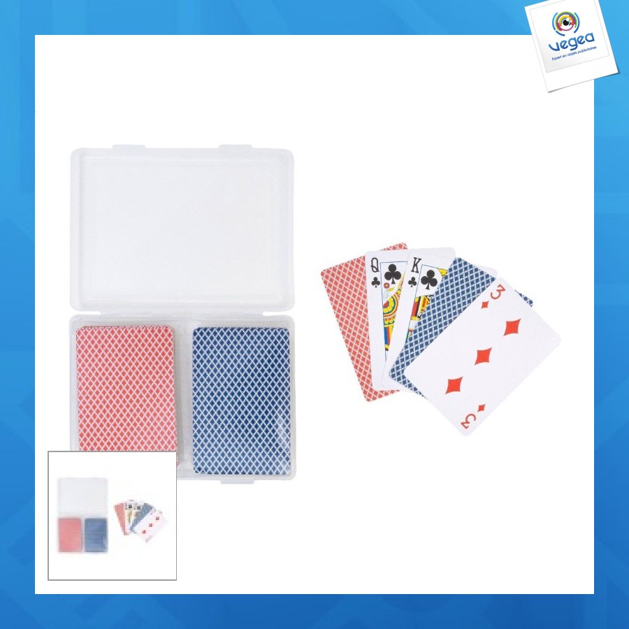 Canasta set de 2 jeux de cartes de promoción