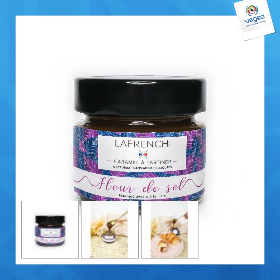 Caramelo personalizable para untar fleur de sel 100 g