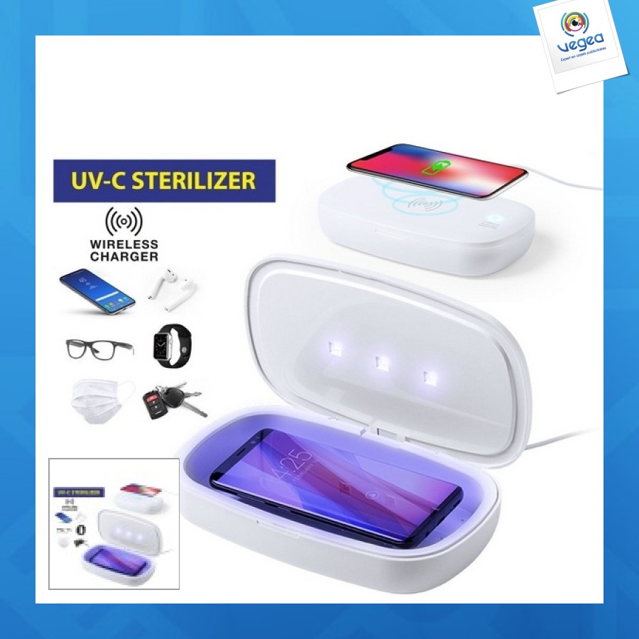 Carcasa de esterilización uv con cargador