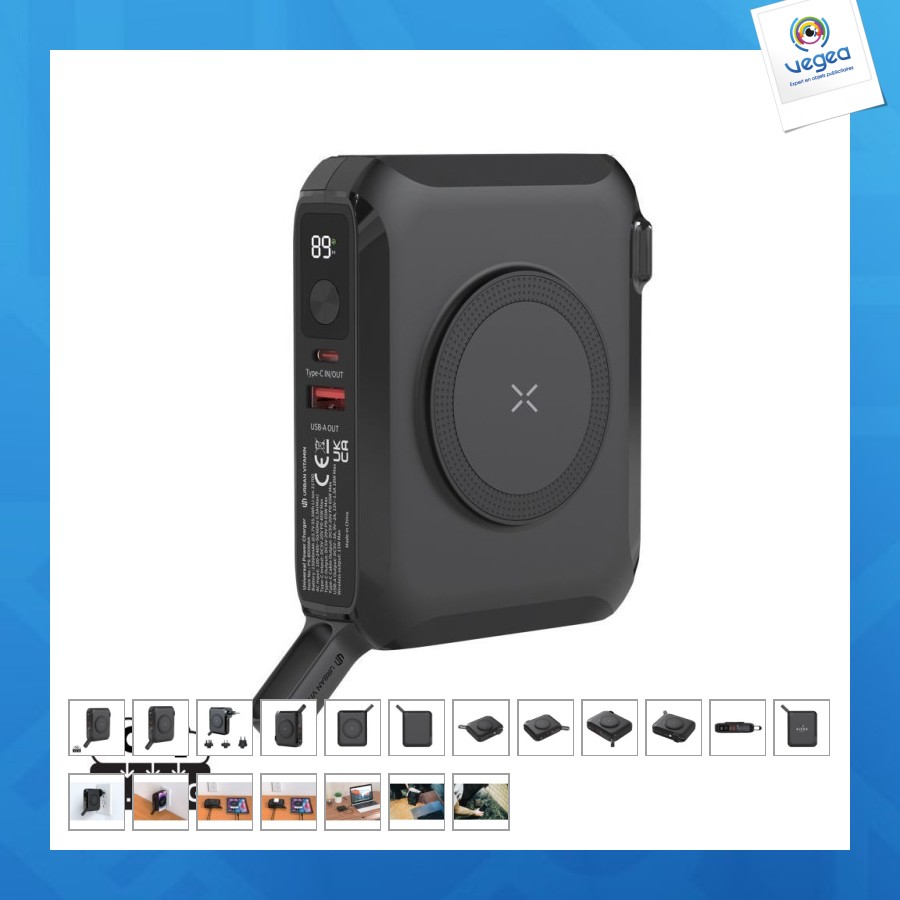 Cargador personalizable universal 5 en 1 urban vitamin 65w