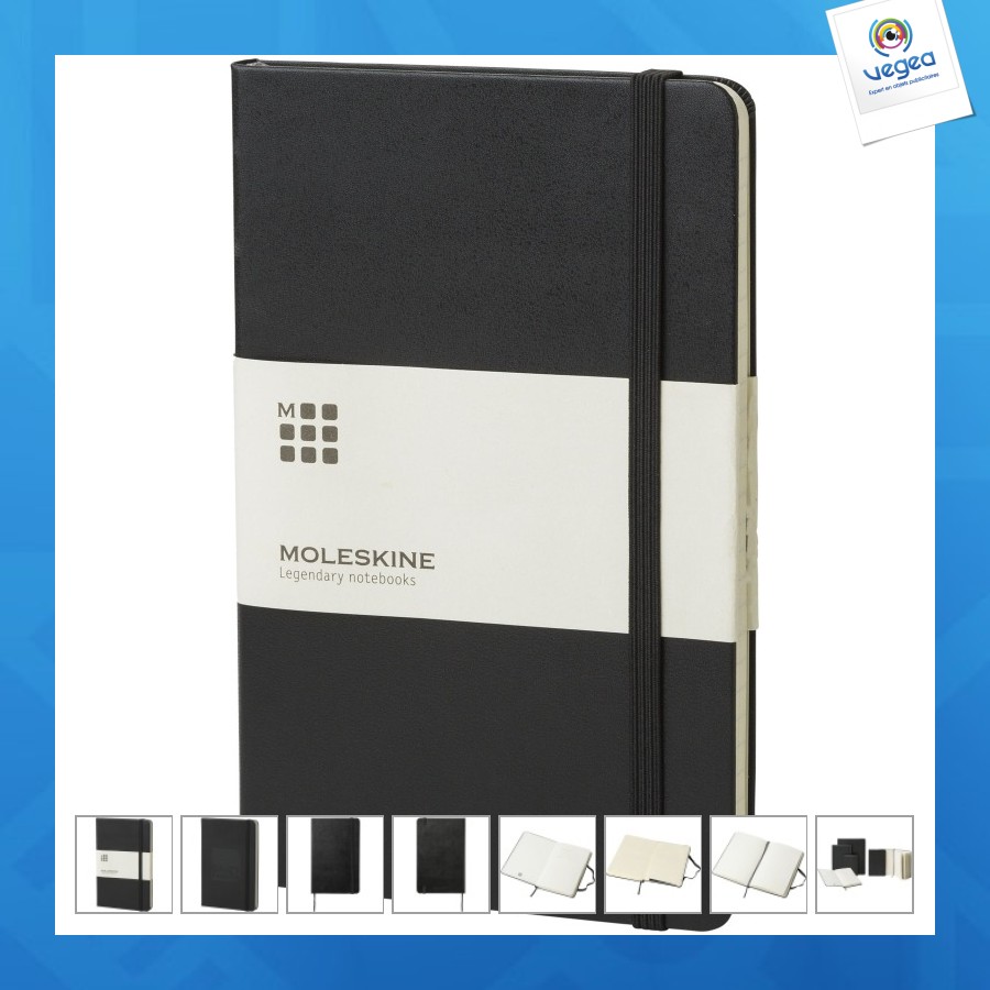 Carnet de promoción classic m à couverture rigide - ligné