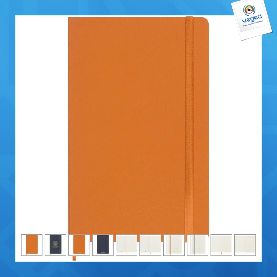 Carnet l moleskine de promoción 100% vegea® capri à couverture souple - ligné