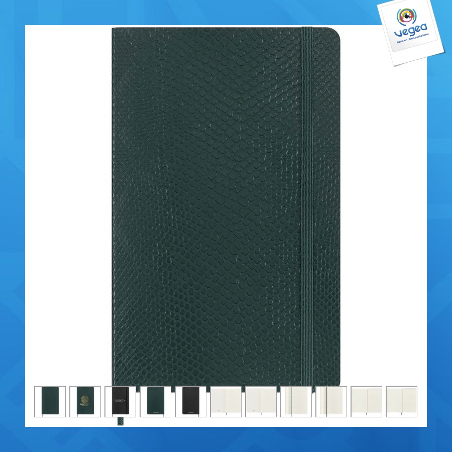 Carnet l moleskine personalizable 100% vegea® boa à couverture souple - ligné