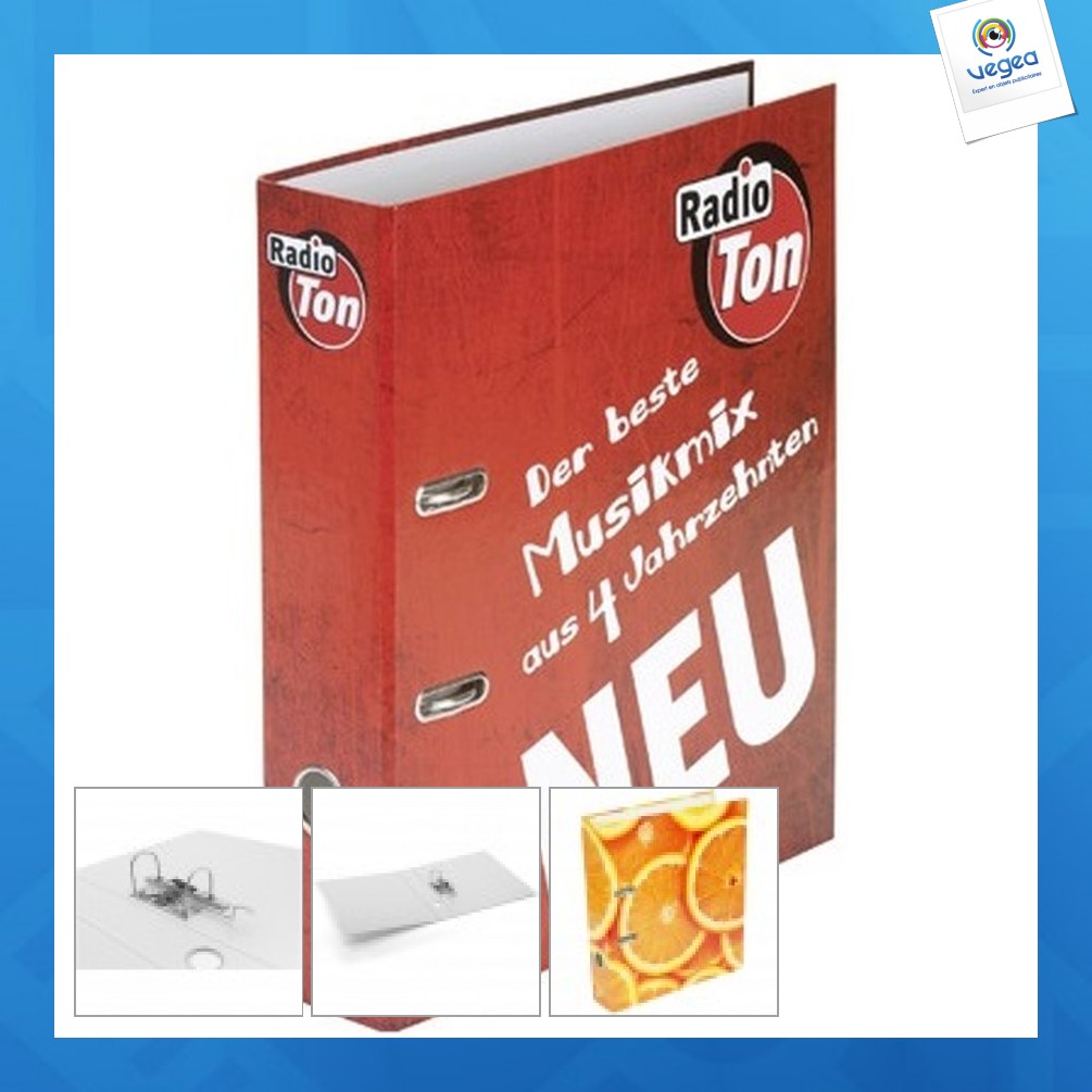 Carpeta de promoción de cartón a4 con palanca