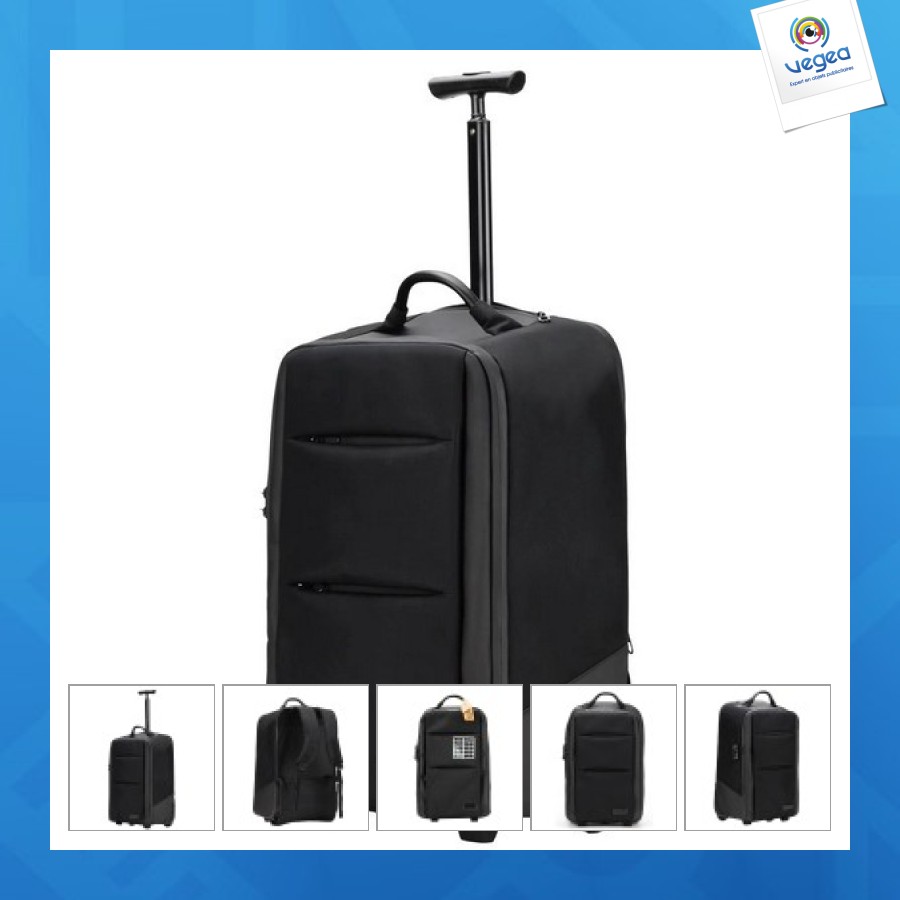 Carro de negocios de 2 ruedas 55x34x22cm 3 años de garantía