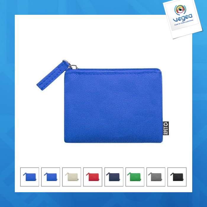 Cartera personalizable pequeña reciclada