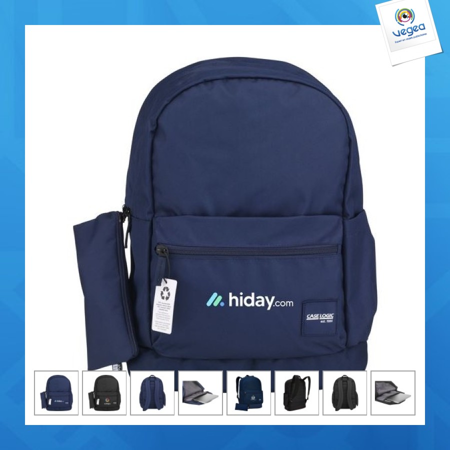 Case logic commence mochila reciclada bolsa de 15,6 pulgadas