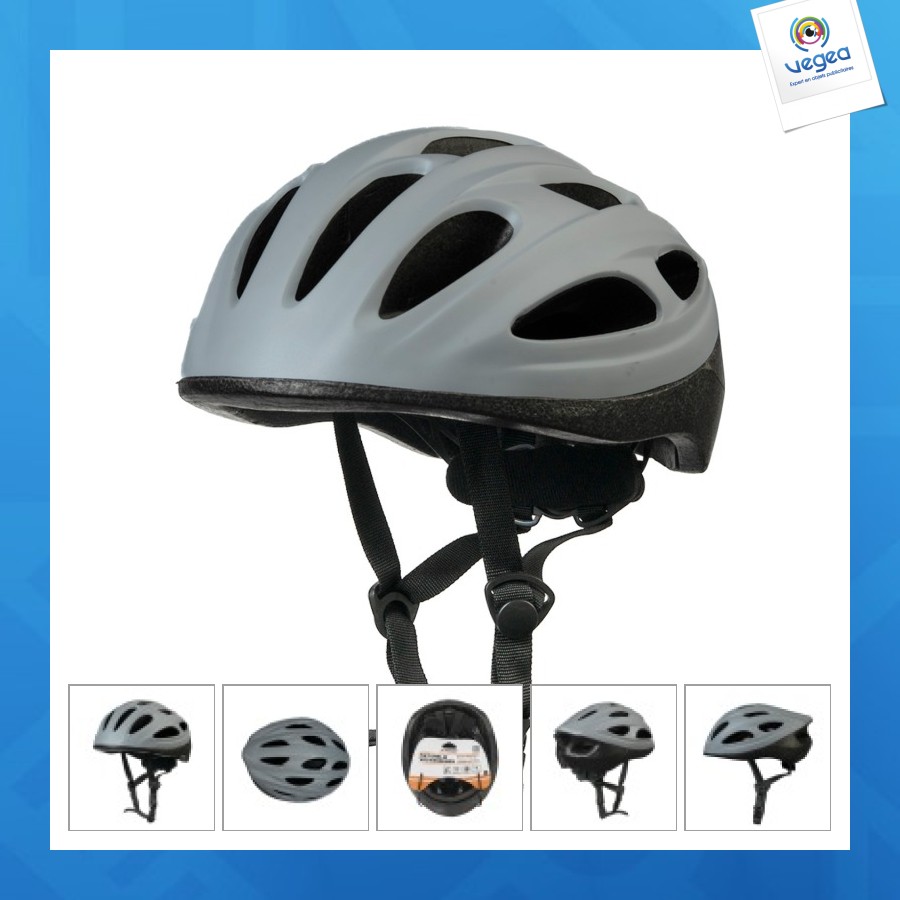 Casque de vélo de promoción adulte taille l 58-61cm blanc cassé