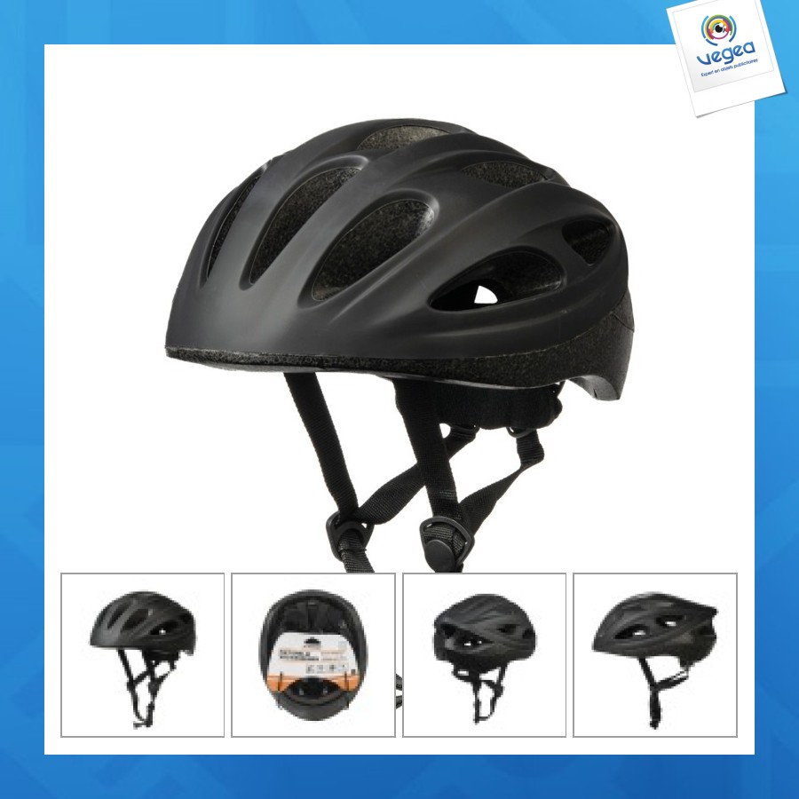 Casque de vélo de promoción adulte taille s 52-54cm noir