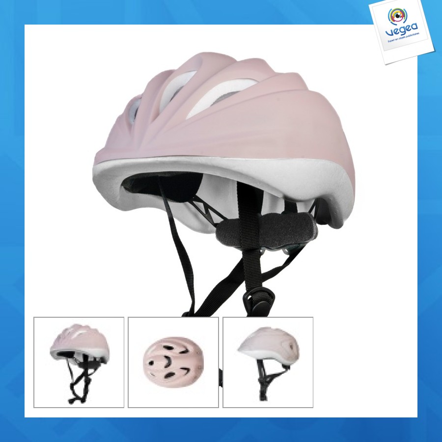 Casque de vélo de promoción enfant taille s 48-52cm rose