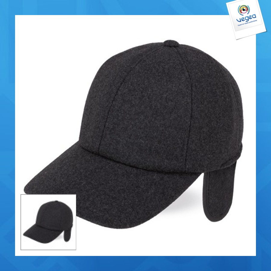 Casquette de promoción avec oreilles pliables