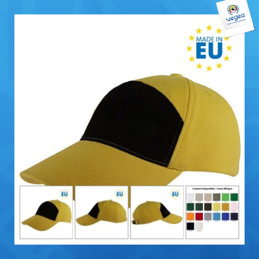 Casquette de promoción baseball 5 pans adulte