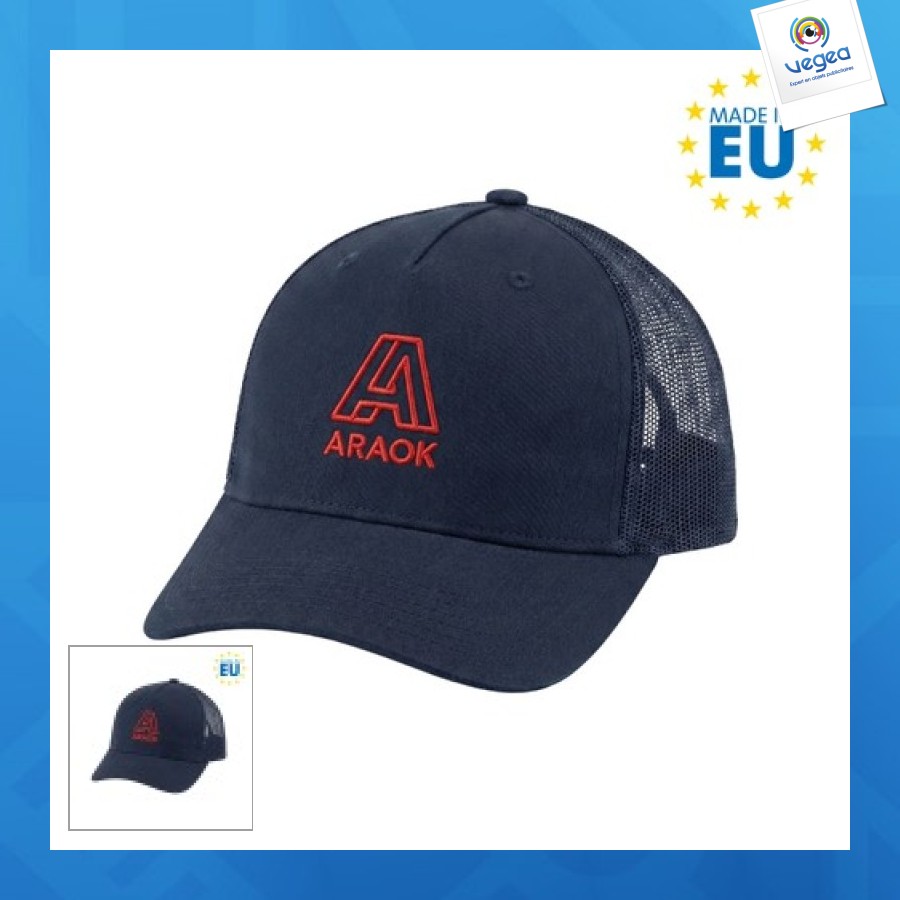 Casquette filet personalizable