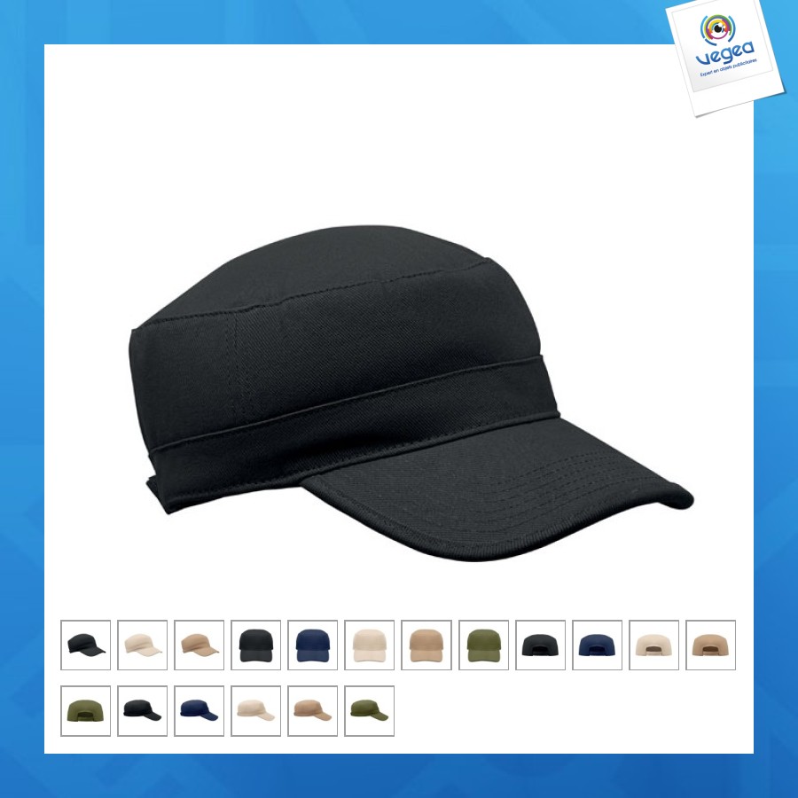 Casquette militaire personalizable 260g/m² - field