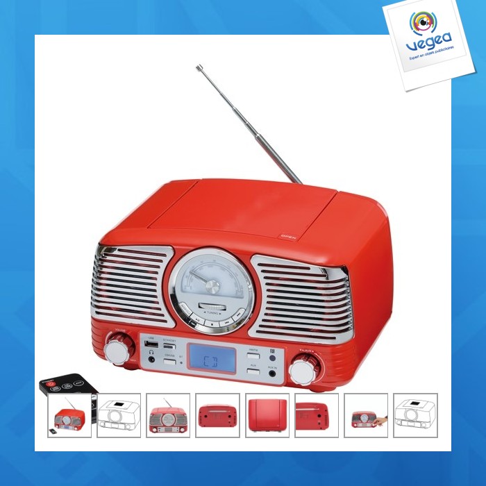 Cena grabadora de radio-cd